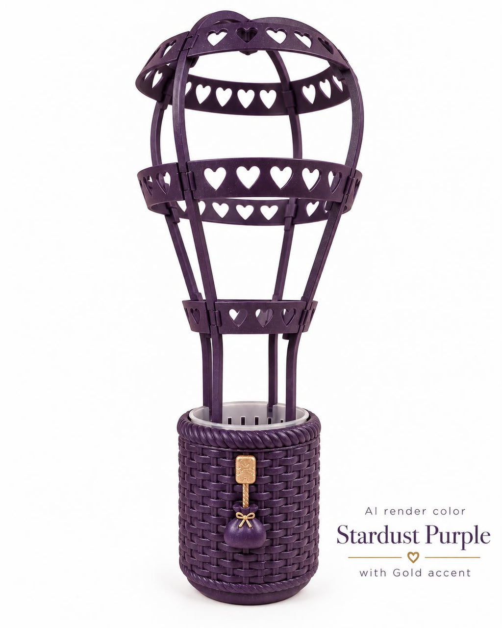 Hot Air Balloon Trellis HEART Set (Choose Your Colors)
