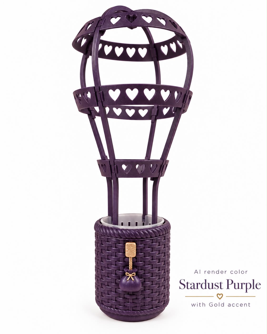 Hot Air Balloon Trellis HEART Set (Choose Your Colors)